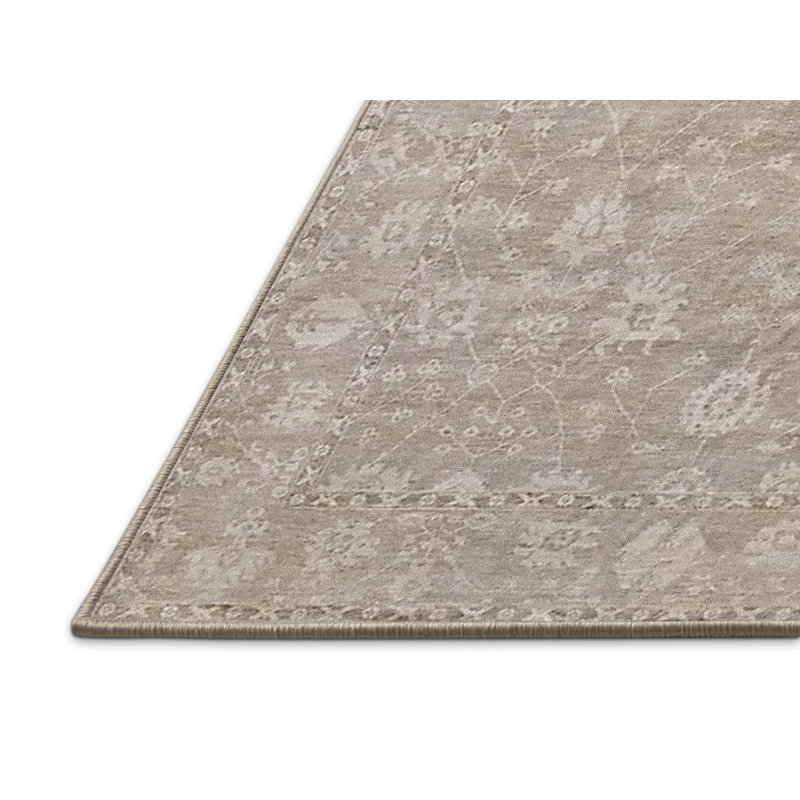 Tapis beige Delbarton, Tapis de couloir 2 pi x 5 pi