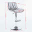 Tabouret de bar rotatif à hauteur réglable avec structure en métal Shana-469553867