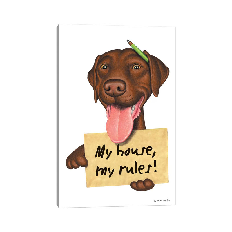 Labrador Retriever My House, H 40 po x l 26 po x P 1,5 po