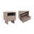 Ella 20" W Modern Nightstand with 1 Full Extension Drawer in Mocha-2124211274