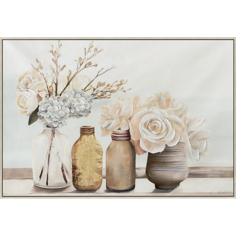 Art mural sur toile Antique Blossoms