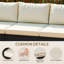 Outdoor Sectional Sofa Set with Thick Cushions-1513852465