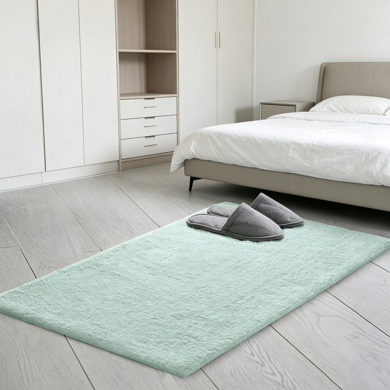 1PC Contour Bath Rug, Single- 2' L x 1'8" W