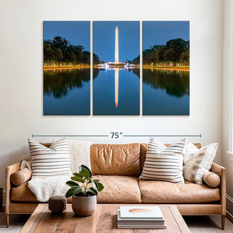 Lilie Washington Monument Reflection, 42" H x 65" W