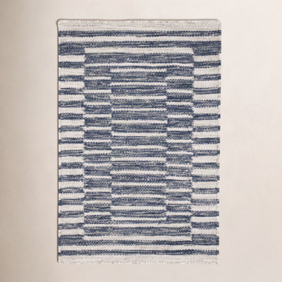 Heights Denim Handwoven Wool Rug