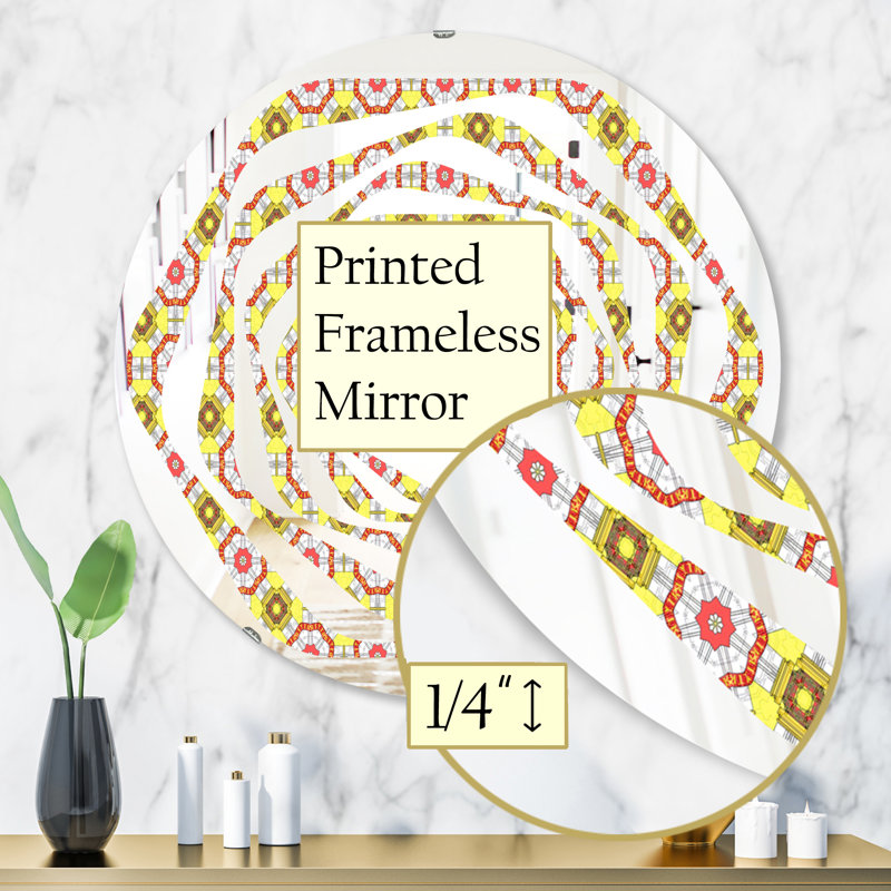 Miroir mural sans cadre, 31,5 po x 31,5 po
