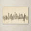 «Houston Texas Skyline» par Michael Tompsett, impression sur toile tendue-1184417555