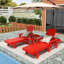 Chaise longue inclinable 77,6 po avec table Altura-88382485