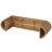 55" Solid Wood Entryway Bench With Fluted Design Legs, Easy Assembly