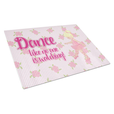 Caroline's Treasures Ballet Dance Glass Cutting Board