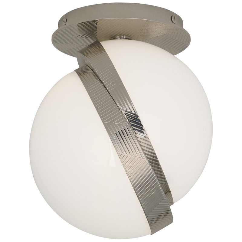 Brut 1 - Light Flush Mount, Polished Nickel