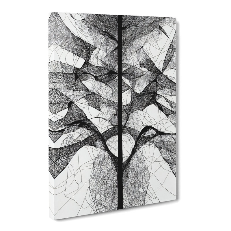 Abstract Line - Wrapped Canvas, 76cm H x 50cm W x 3cm D
