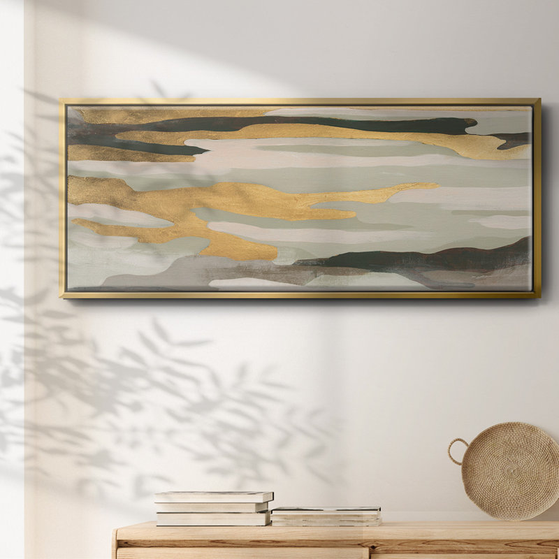 Golden Valley Sands II - toile encadrée, H 20 po x l 50 po