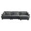 Canapé modulaire surdimensionné super confortable avec repose-pieds mobile, canapé confortable-117244814
