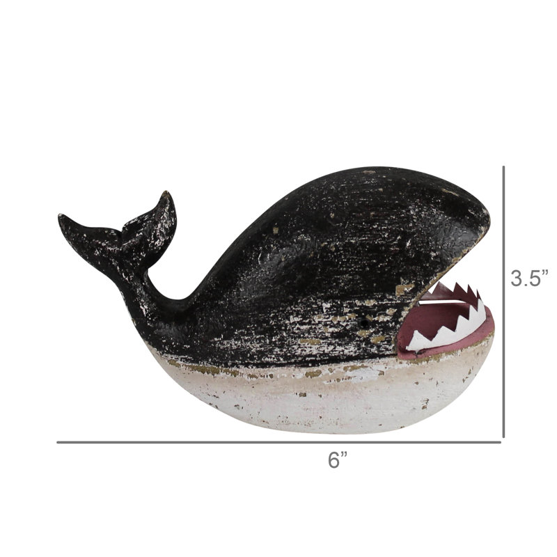 Whale with Teeth, Wood