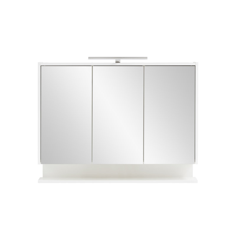 Mirror Cabinet with Lighting, 71.4" H x 93.5" W x 16" D