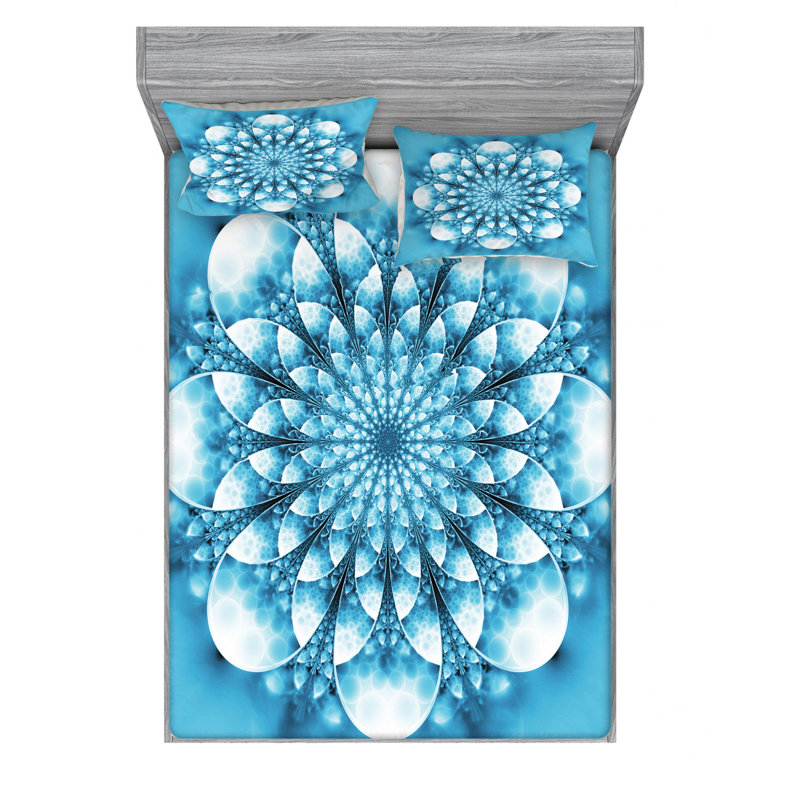 Microfiber Sheet Set, Queen Sheet Set with Fitted Sheet