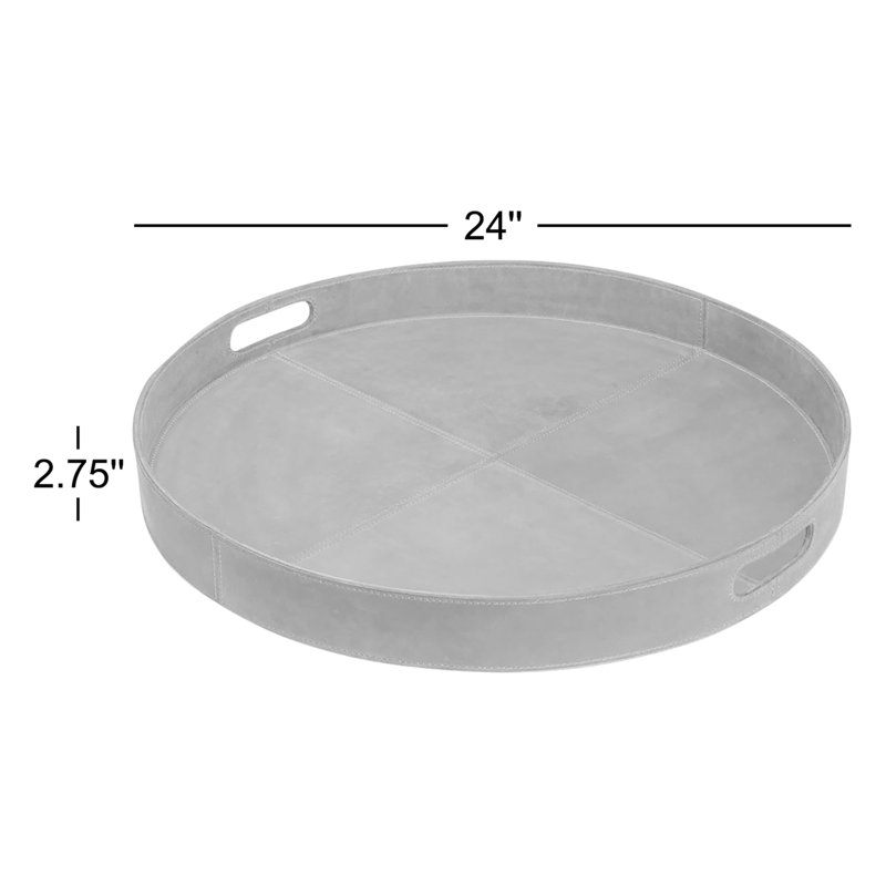 Derby Decorative Tray, Brown