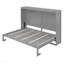 Lit escamotable double pleine grandeur, gris-1677331083-1677331082