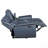 Blue Motion Reclining Loveseat With Console