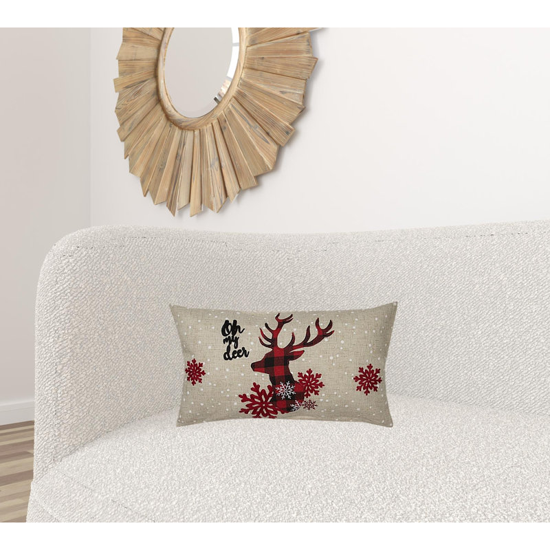  Coussin de Noël Oh My Deer