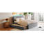 Lit plateforme tapissier Teddy-1455456550
