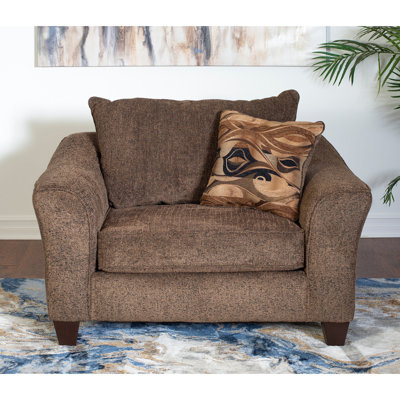 Camero Fabric Pillowback Arm Chair