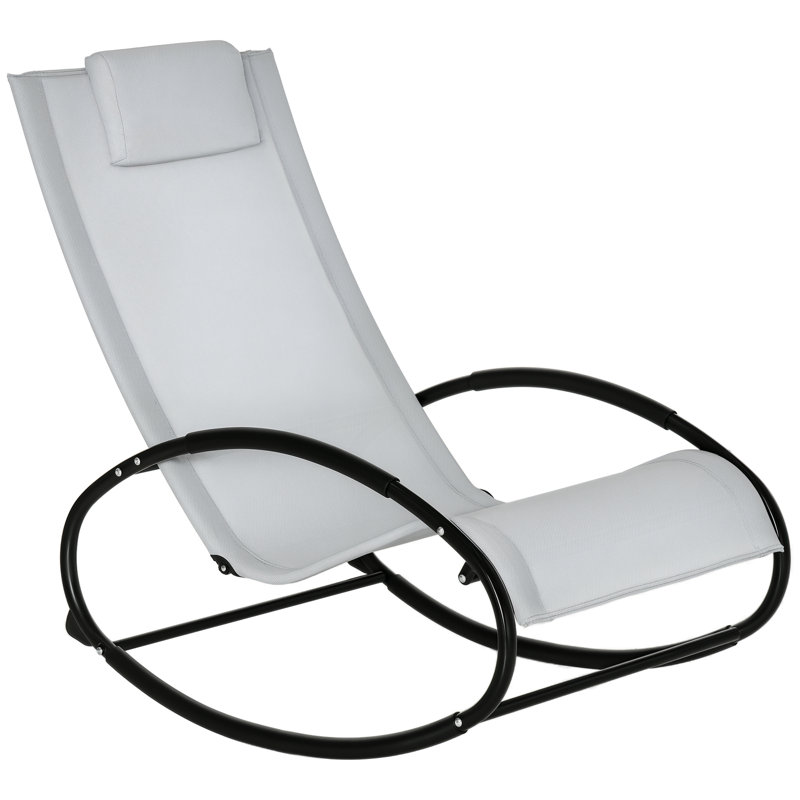 Chaise de patio pour l'extérieur, Gris