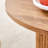 A Modern Circular Coffee Table With A Diameter Of 27.5 Inches Interprets Home Aesthetics And Practicality. MDF Material,Cylindrical Table Leg Design.Becoming The Visual Focal Point Of Home Decoration.