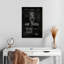 Microphone BW - impression sur toile tendue-460009373