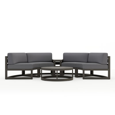 Bergeron 4 - Person Patio Conversation Set with Cushions