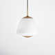 Darby Single Light Glass Dimmable Pendant
