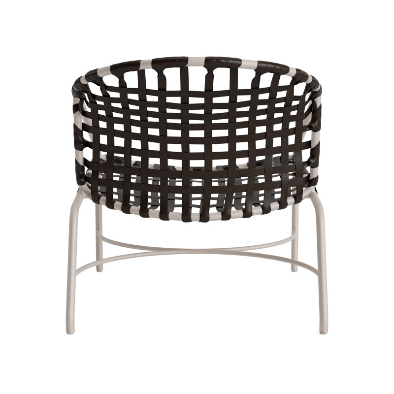 Kantan Outdoor Lounge Chair, Dove Smooth/Coffee