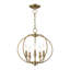 Lustre en forme de globe à 5 lumières de style bougie Remer-710996462