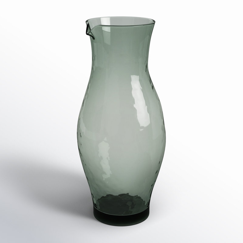 Arkwright Glass Pitcher, Green