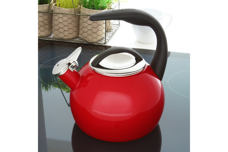 Kitchenworks 2.5 Qt. Whistling Tea Kettle In Purple