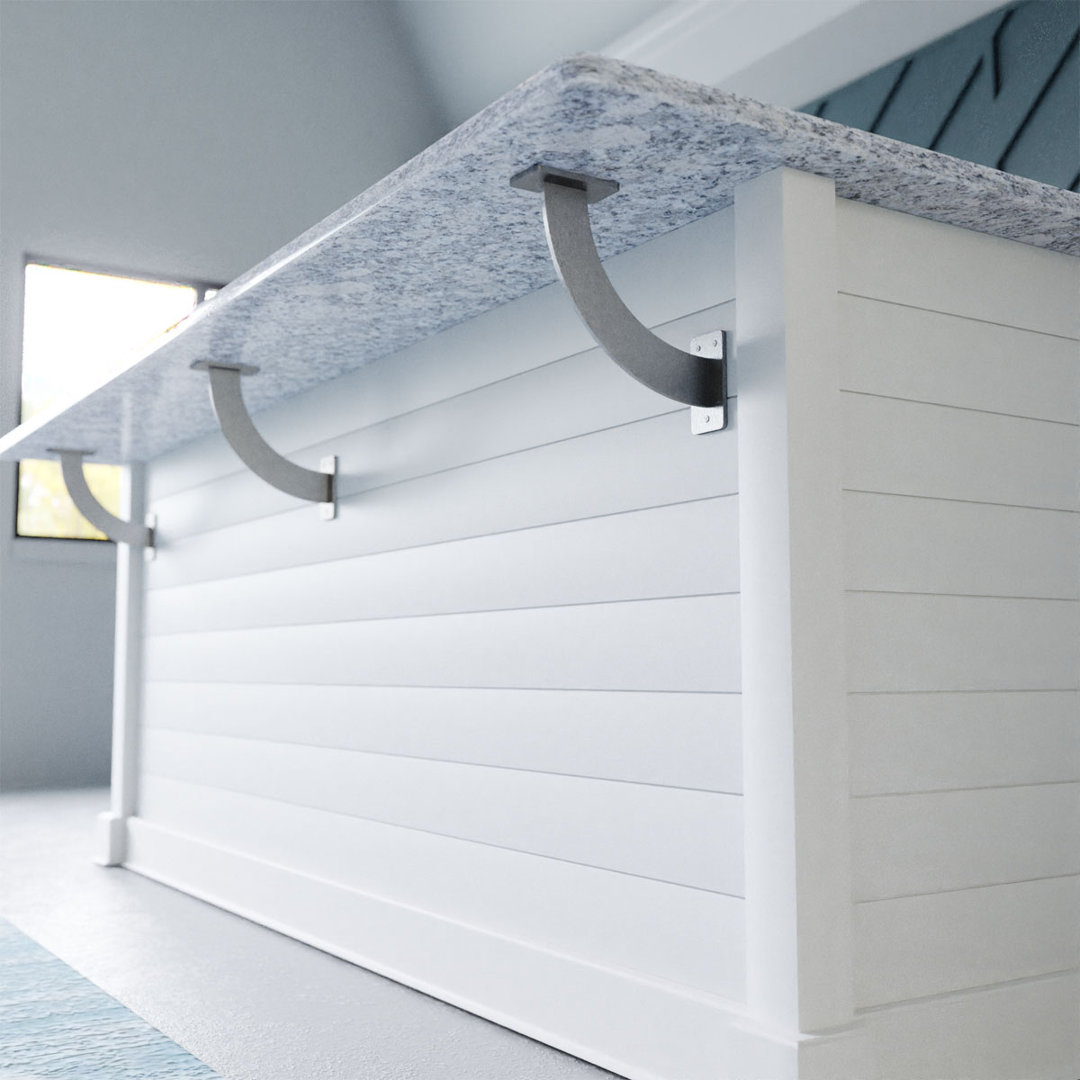 H 2'' W D Steel Standard Bracket Ekena Millwork 