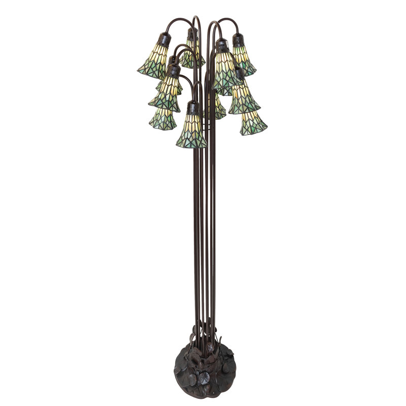 Bueche Tree Floor Lamp, Green 1
