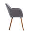 46cm H Tufted Fabric Upholstered Armchair-890973144