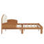Structure de lit avec tête de lit courbée et tablettes de rangement latérales pour les chambres à coucher modernes-1783285399-1783285397
