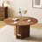 Fermin 59.05 Inch Round Dining Table Set-786134725-786134726