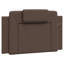 VidaXL Lit Viana avec matelas brun 90 x 200 cm-1969481778-1969481768
