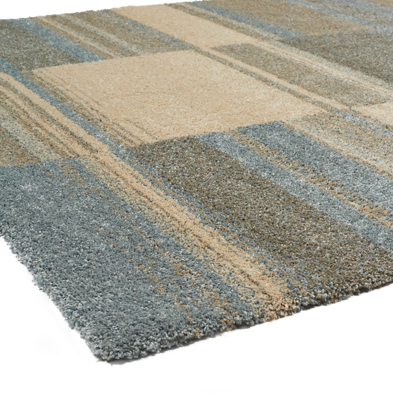 Tapis beige/gris Portland, Rectangle 5 pi 3 po x 7 pi 7 po