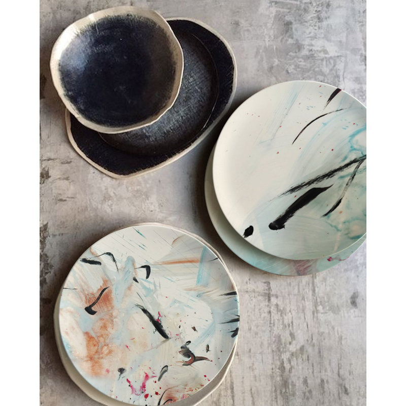 Limited Edition "Love Liberates" Fine Bone China Plate No. 7 by Fanyu Lin