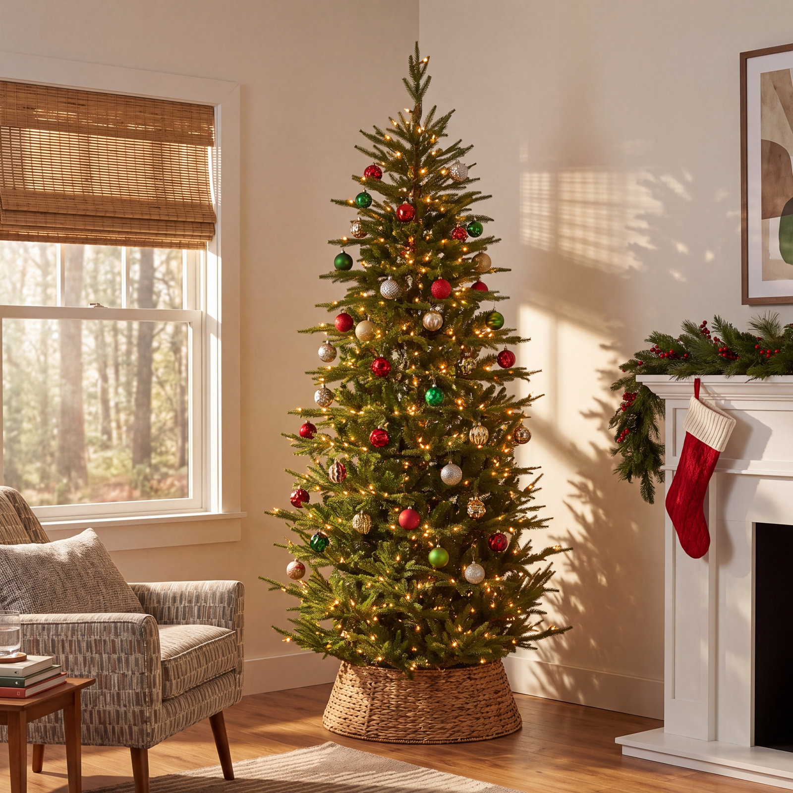 7.5' Pre-Lit Fir Tree - The Holiday Aisle®