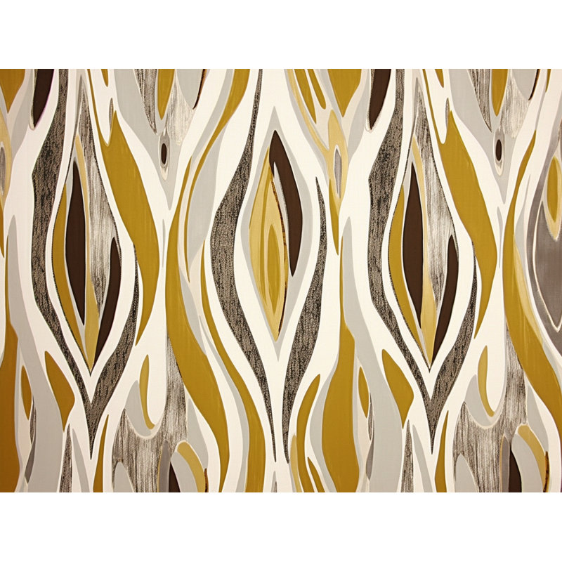 Funky Bedding, Gold/Yellow Abstract, Queen Comforter