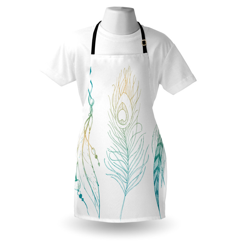 No Pattern Bib Apron