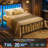 Metal Platform Bed Frame With Storage Headboard And Led Light-1528537556-1528537557