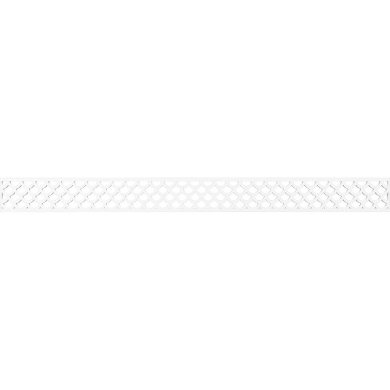 Moulure Hudson, H 4 po x l 46,38 po x P 0,38 po, PVC de qualité architecturale