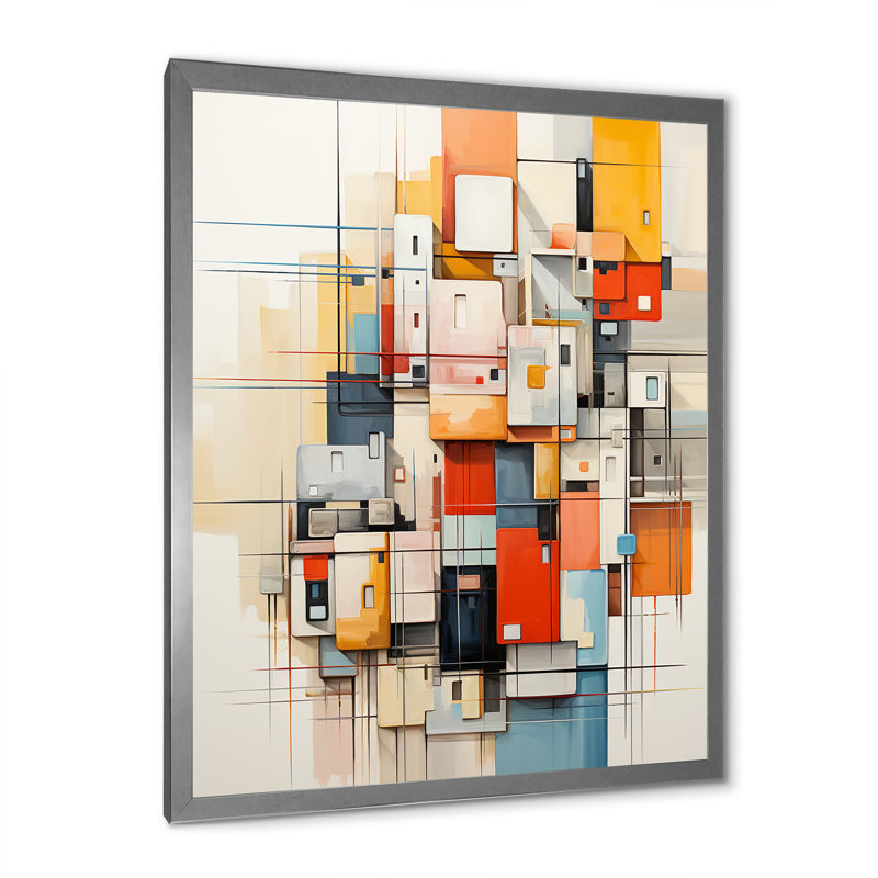 Plaines prairies tranquilles - prairies, art mural sur toile, Cadre photo argenté, H 40 po x l 30 po x P 1,5 po